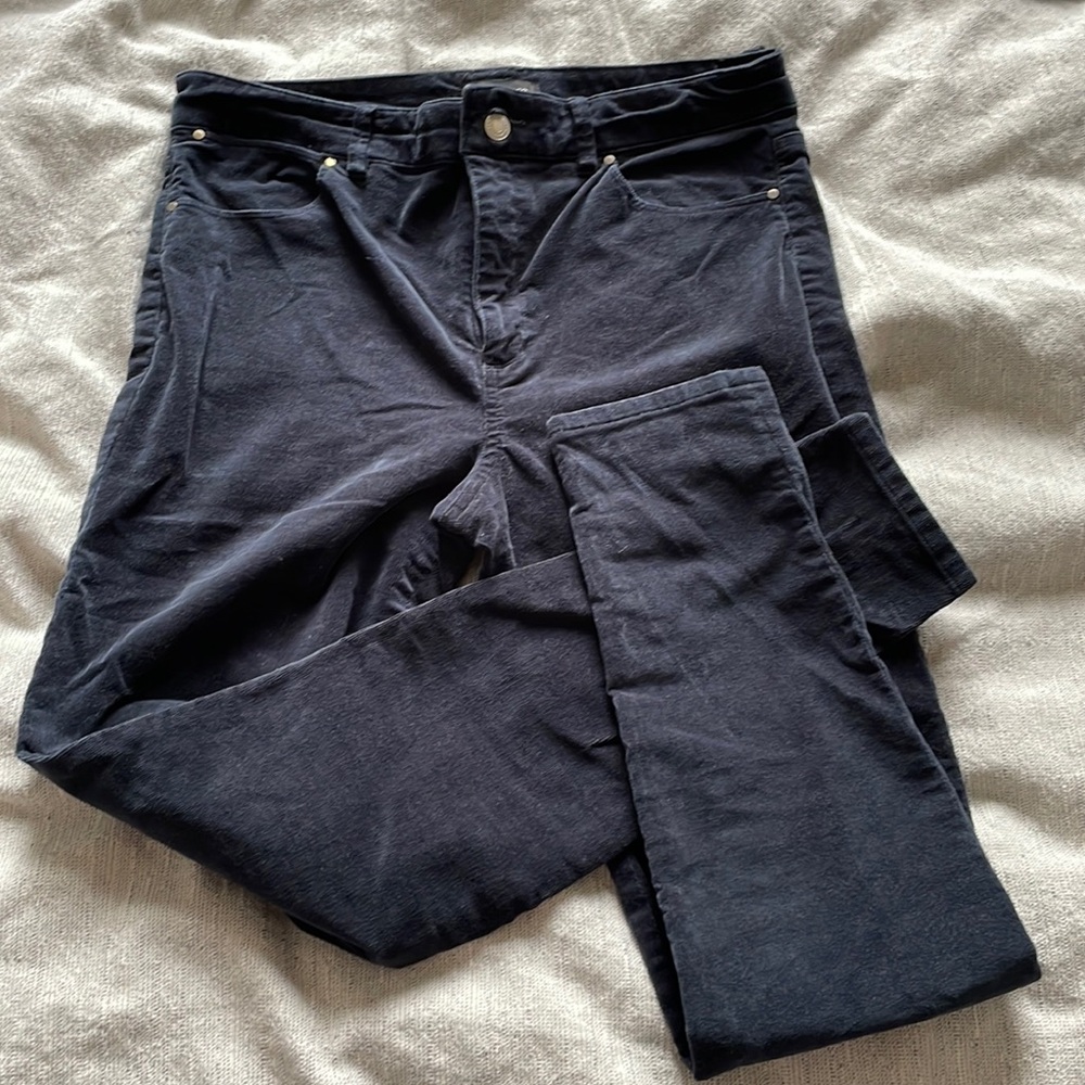 Club Monaco Black Skinny Cords